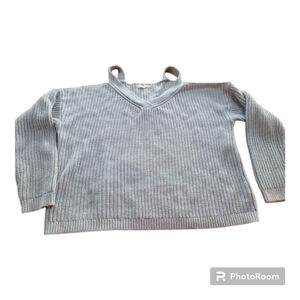 Women's M Mint Green 3/4 Sleeve Sweater